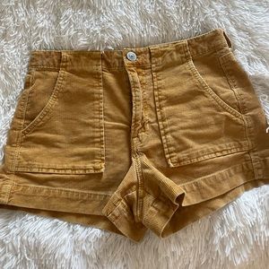 American eagle rustic orange shorts